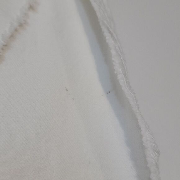 GRLFRND The Maran Wide Leg Split Hem Mid Rise White Jeans NWT size 31 - Picture 9 of 13